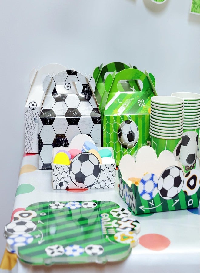 Animsco 24 PCS Soccer Party Treat Bags, Soccer Theme Birthday Boxes for Sports Theme Birthday Decorations, Football Party Supplies - Image 4